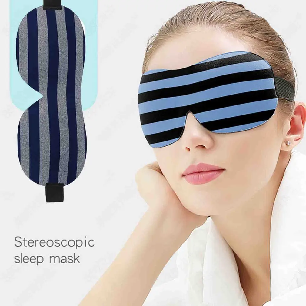 

Rest Eye Mask Double-Side Shading Sleep Goggles Travel Relax 3D Eyeshade Cover Eyepatch Blindfolds Auxiliary
