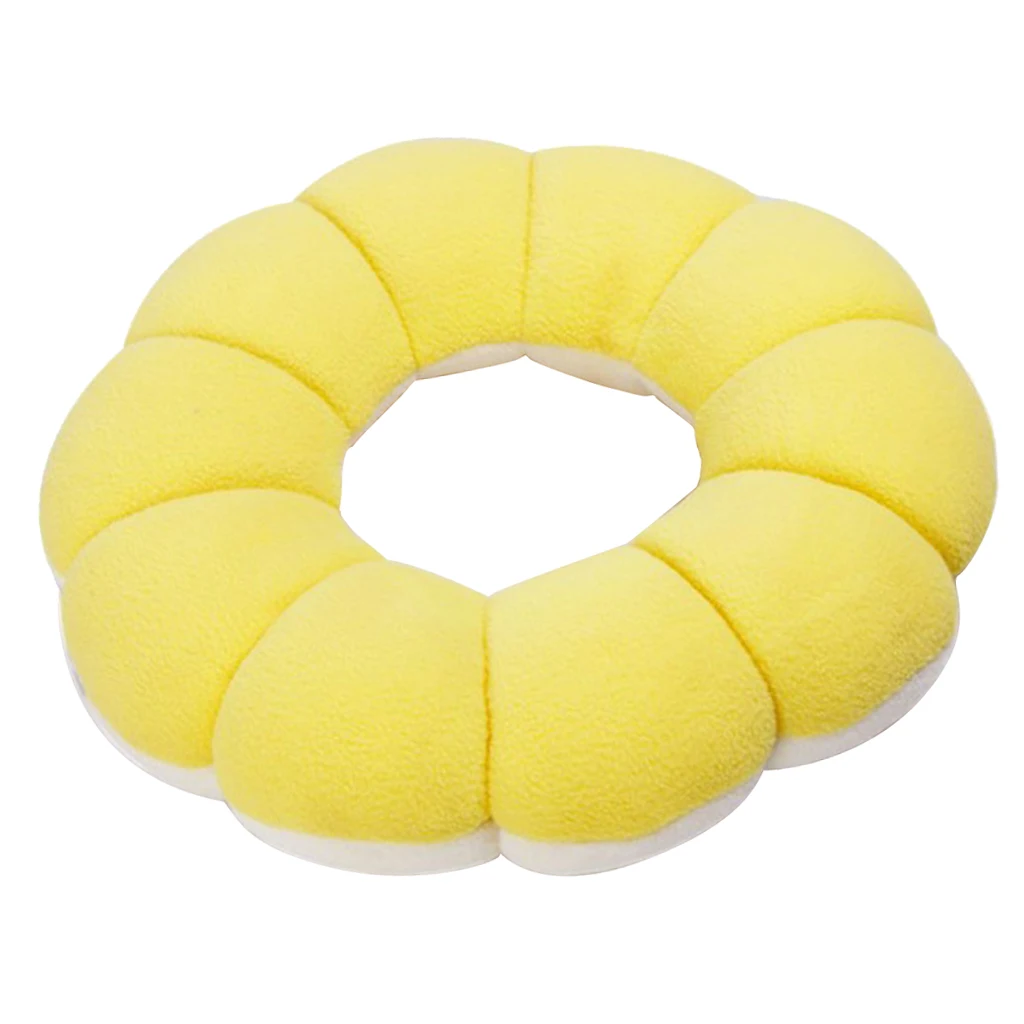 Donut Ring Cervical Neck Pillow Outdoor Sports Car Decoration Travel Twist Flower Shape Pillow