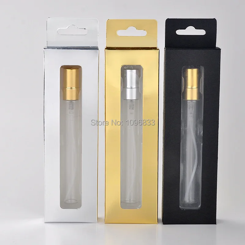 5ML 10ML Glass Perfume Atomizer Parfum Spray Bottle with Packing Box