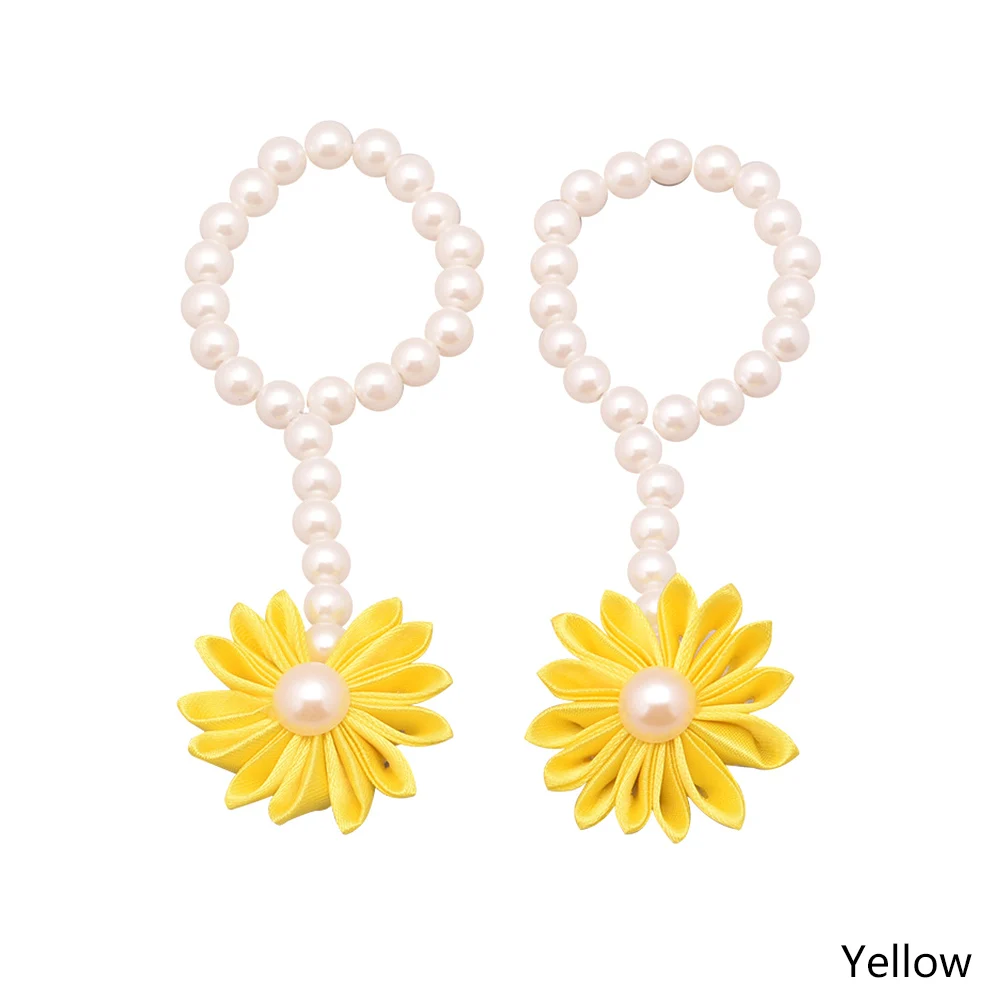 

Newborn Baby Shoes Mini Flower Foot Crib Foot Anklet Chain Accessories Baby Home Sandals Clogs