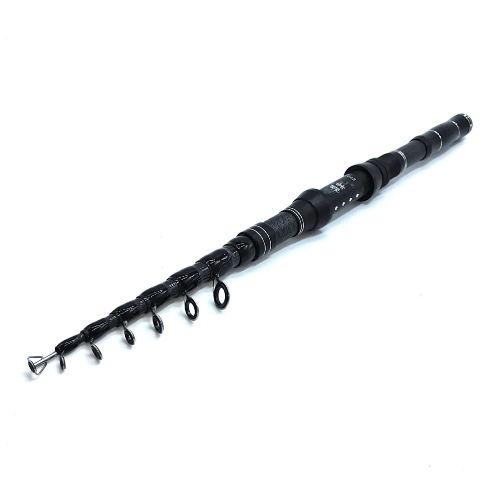 telescopic spinning fishing rod with reel 1.8-2.7m carbon rod combo ultralight travel stick set 12BB 5.5:1 spinning reel