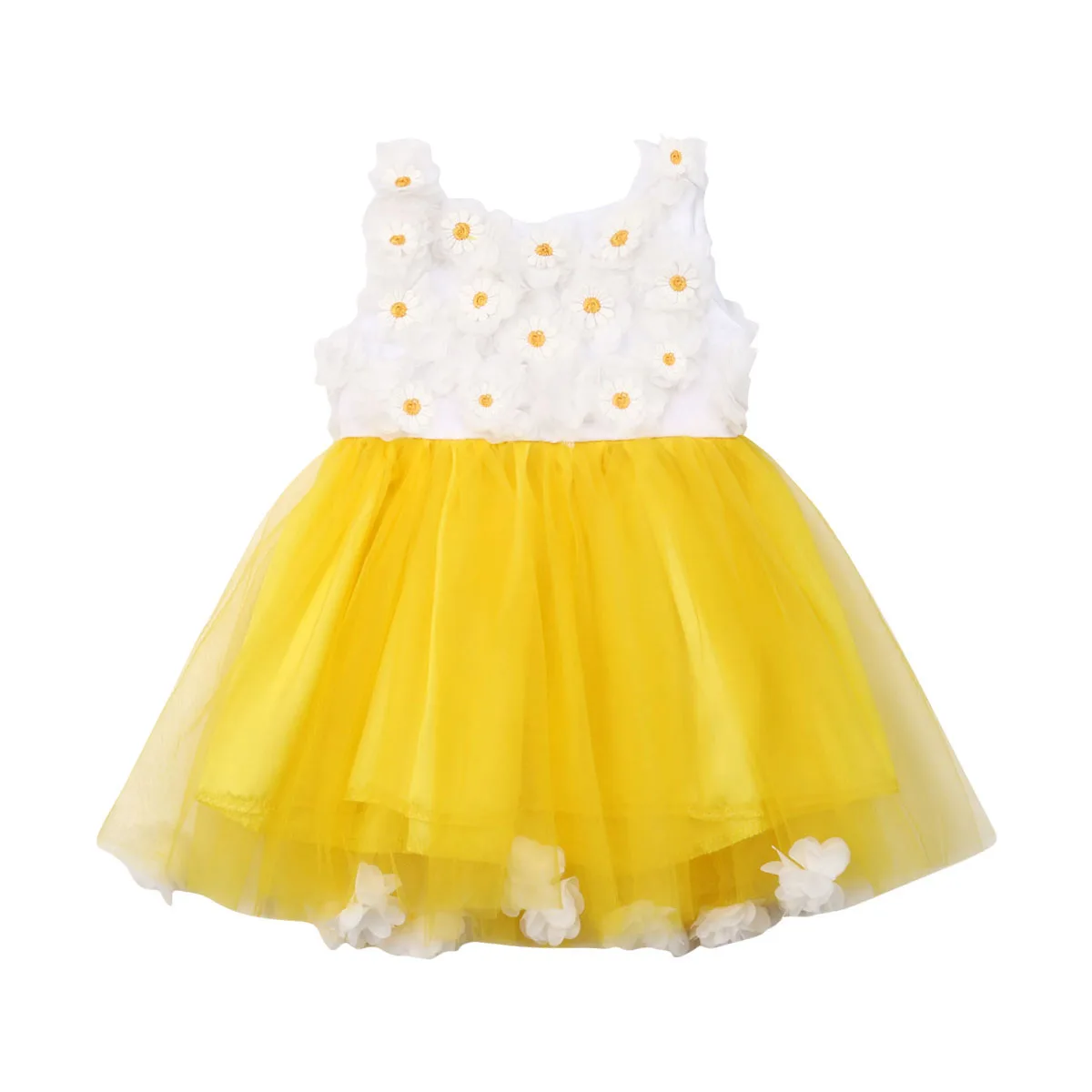 flower girl dress sunflower