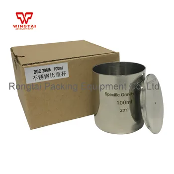 

50/100cc/ml Stainless Steel Density Cup BGD296 Coating Gravity Cup For Paint