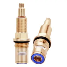 Прямая с фабрики 0.5K-SD251 полный медный угловой клапан керамическая катушка горячий и холодный кран утолщение быстросъемная катушка