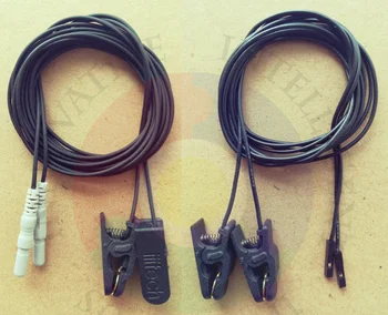 

EEG Ear-clip Electrodes, Gold-plated Ear-clip Electrodes, Suitable for OpenBCI/TGAM/NeuroSky, Etc.