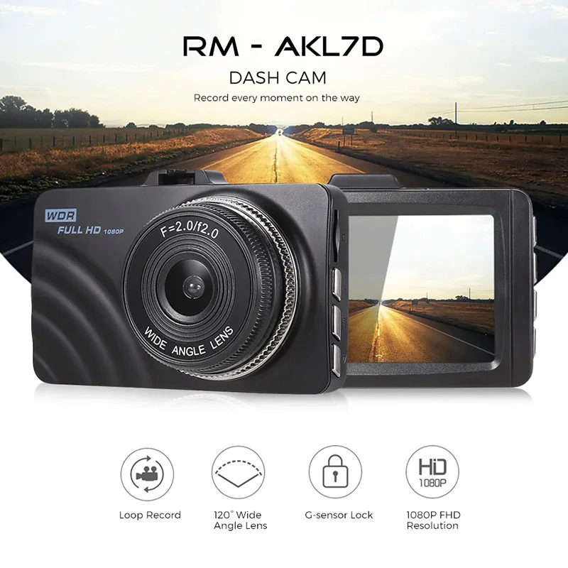 Dealcoo мини камера автомобиля HD Автомобильный dvr рекордер видеорегистратор Full 1080 P