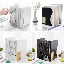 Металл Железо Регулируемый книга Bookends Книга заканчивается полки держатель подставка для студентов мужские и женские школы Office для дома