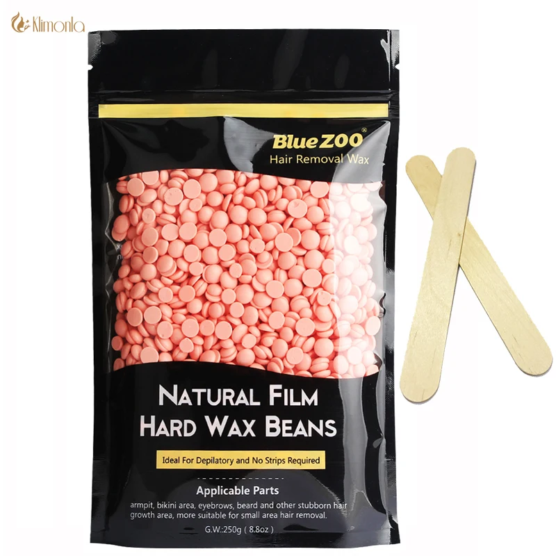 1 Bag 250g No Strip Depilatory Hot Film Hard Wax Pellet Waxing