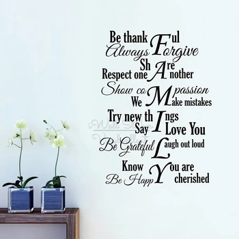 

Family Quotes Wall Sticker Family Wall Lettering Decal Removable Living Room Home Quote Lettering Easy Wall Decor Cut Vinyl Q317