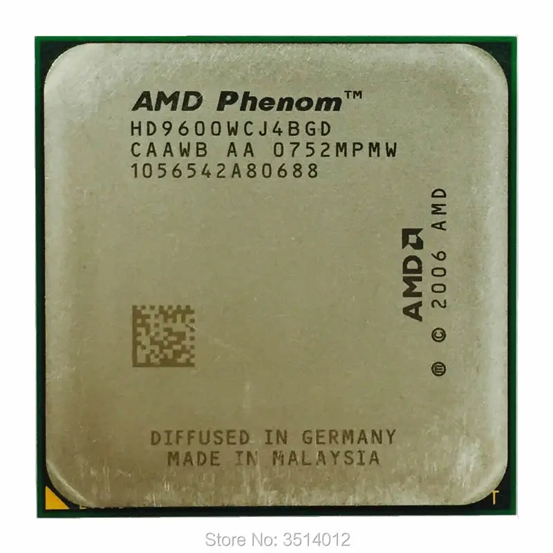 Процессор AMD Phenom X4 9600 2,3 ГГц четырехъядерный процессор HD9600WCJ4BGD/HD960ZWCJ4BGD/HD960BWCJ4BGD Socket AM2