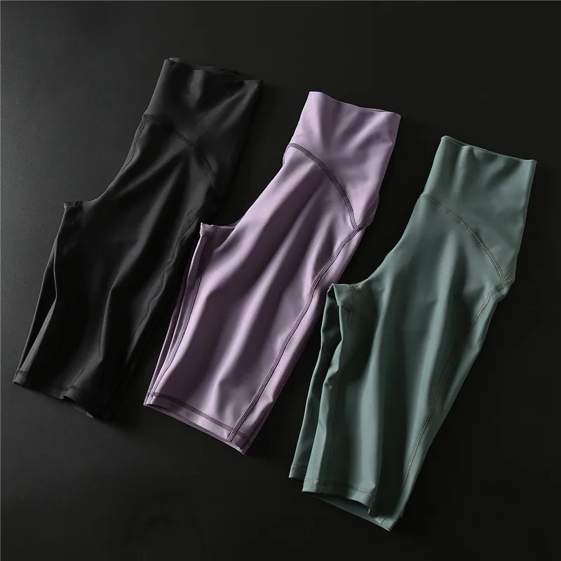 Ceny 2019 wysokiej talii kobiet sportowe szorty do biegania legginsy treningowe szorty fitness GYM Running joga sportowe krótkie deportivas para mujer