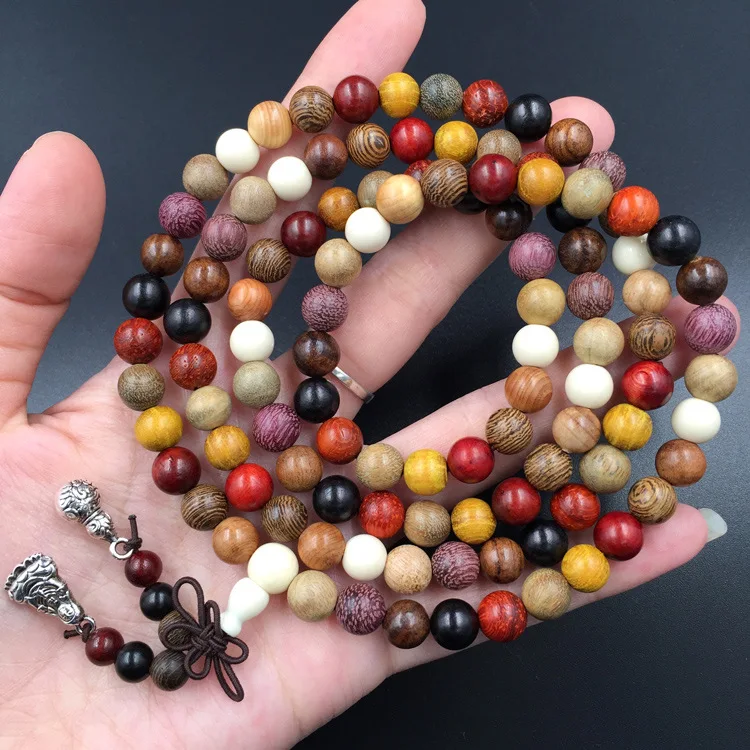 Браслет из сандалового дерева диаметром 108*6 мм/8 мм|charm bracelet|bracelet womenmen jewelry |