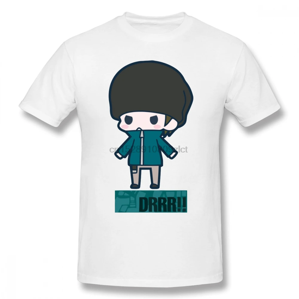 Durarara T Shirt Kadota Kyouhei Chibi T-Shirt Short-Sleeve 100 Percent Cotton Tee Plus size Print Mens Fun Summer Tshirt |