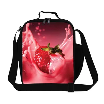 

Dispalang Candy Fruit Print Insulated Lunch Bags Kids Pouch Food Storage Girl Small Office Bento Box Thermal Picnic Snacks Bag