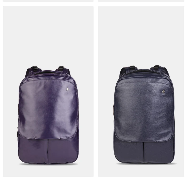 Модная водонепроницаемая сумка из искусственной кожи с гладким покрытием, школьный рюкзак для девочек-подростков 13 дюймов, рюкзак для ноутбука, женский/мужской рюкзак для путешествий, сумка для книг