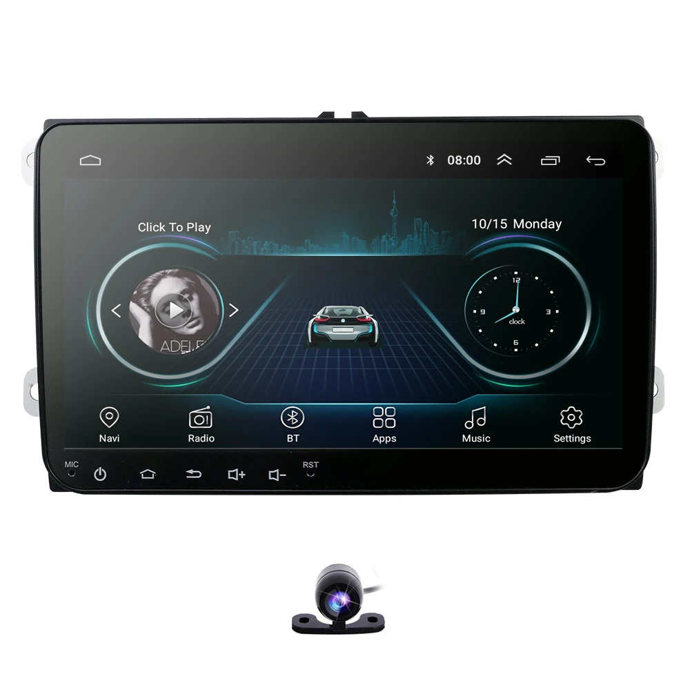 Flash Deal Android8.1 Car DVD Player Stereo 9" Radio for V W GOLF 5 Golf 6 Polo Passat CC J etta Tiguan Touran GPS Navigation Camera 1