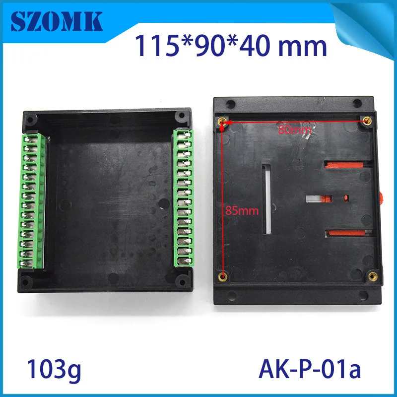 szomk electronics plastic enclosure for pcb junction box din rail enclosure control box szomk outlet boxes instrument enclosure box project box plastic housing   (4).jpg