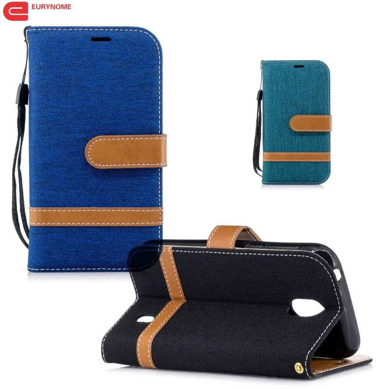 

Wallet Case For Huawei P20 Lite Fight Color Denim PU Leather Card Magnetic Stand Case Cover For Huawei P20 Nova 3e Case Pen