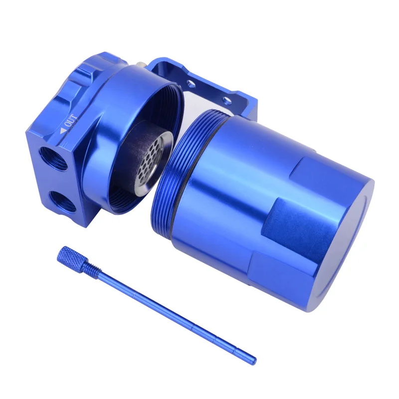 SPEEDWOW 300ml Aluminum Baffled Car Oil Catch Tank Can Reservoir Universal Oil Catch Tank Cans