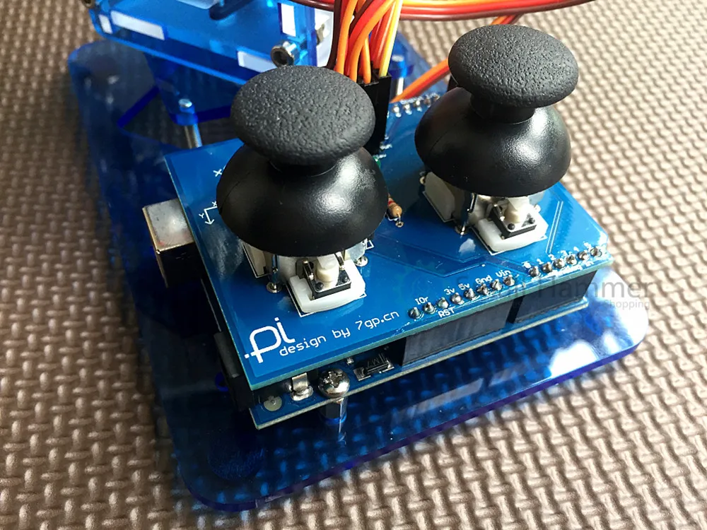 Arduino arm rocker double rocker meArm joystick Shield AliExpress