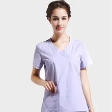 Дизайн Женская Больничная стоматологическая клиника короткий рукав медсестры униформа набор Доктор костюм медика ветеринарная больница чистая одежда