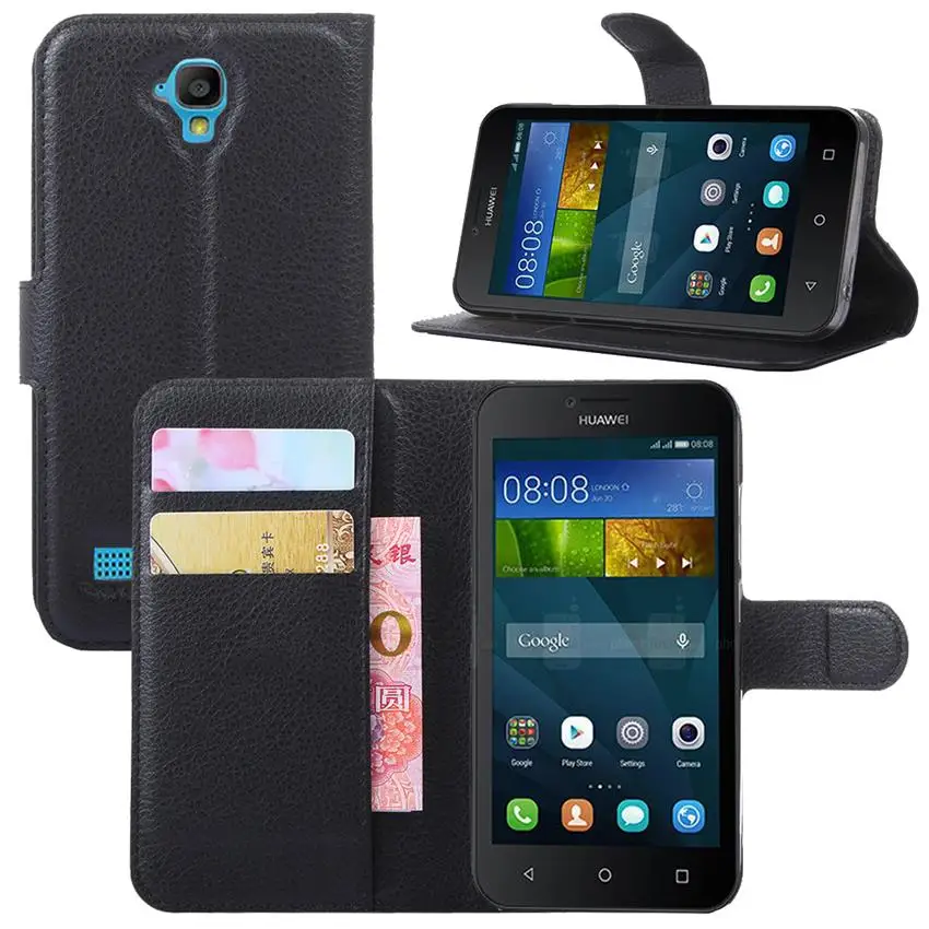 Роскошный Fundas чехол для Huawei Y560 Y5 L01 телефон с подставкой кошелек из искусственной