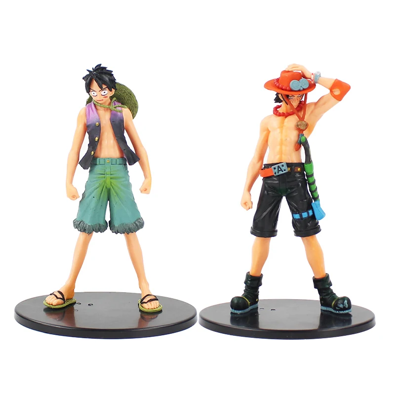 2 шт./лот 17 см японская аниме Обезьяна D Luffy And Brother Ace ПВХ экшн-Фигурки игрушки |