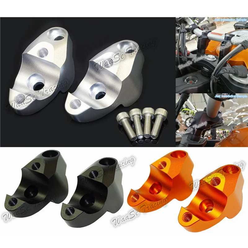 

Motorcycle Handlebar Riser Up Backs Moves Bracket Kit For KTM 1290 Super Duke GT