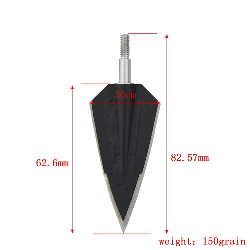 3/4/6/9 шт стрельба из лука Arrowhead Broadheads 150 зерна Универсальный нить 2 фиксированное жало наконечники мишенью для Аксессуары для охоты и спорта