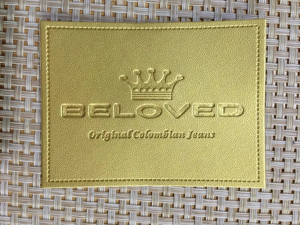 Customized leather label /PU leather label/ garment clothes label