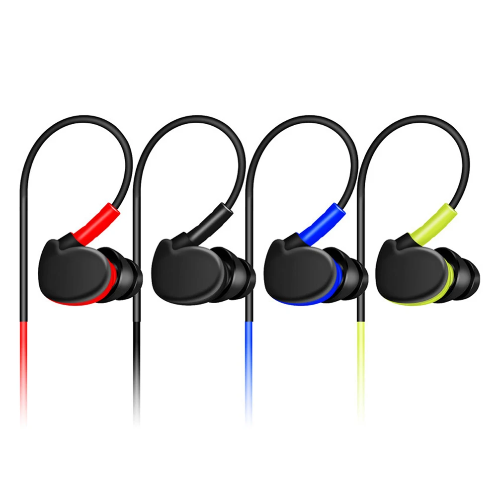 

qijiagu 100pcs Stereo sport Running wired Earphone Headset computer HIFI Handsfree with mic for android phone mp3/4/PC