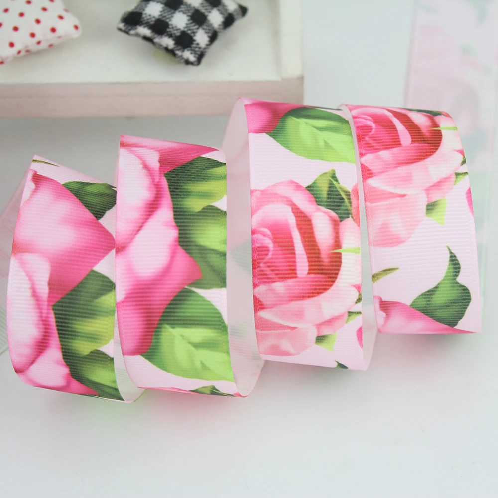 ribbon flowers grosgrain (7)