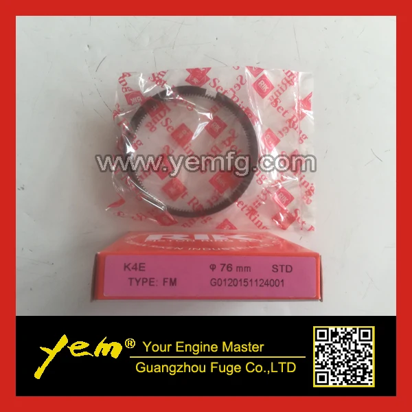 mitsubishi K4E piston ring