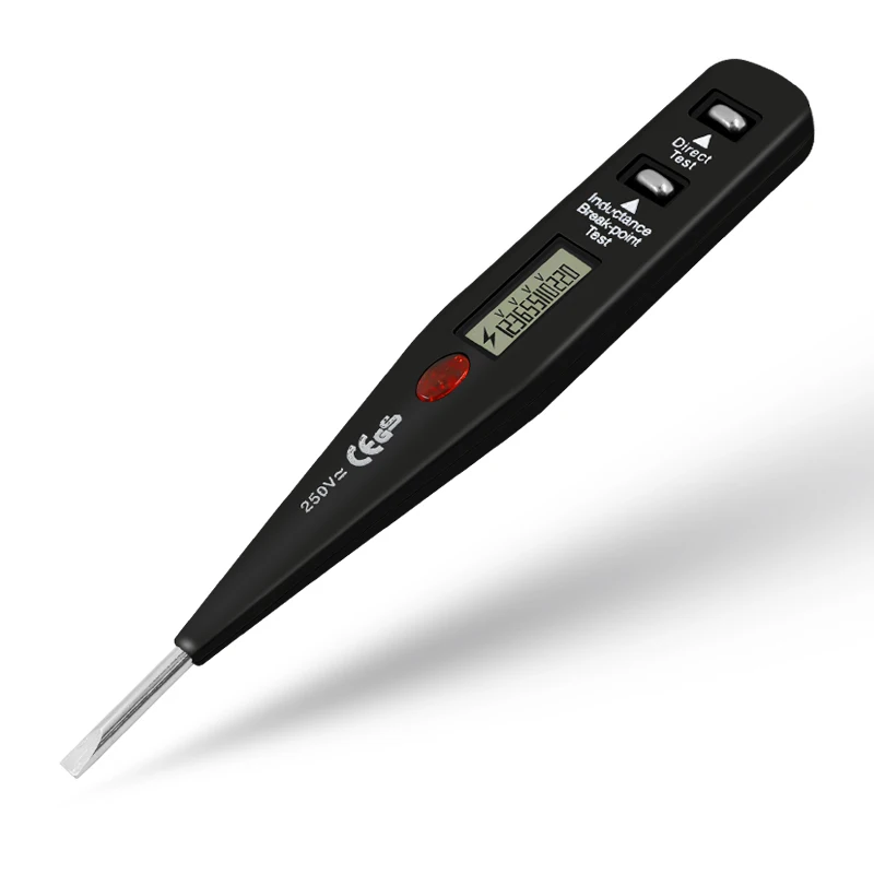 

ATORCH 12V-250V Electric indicator voltage meter digital voltmeter Socket Wall AC DC Power Outlet Detector Sensor Tester Pen