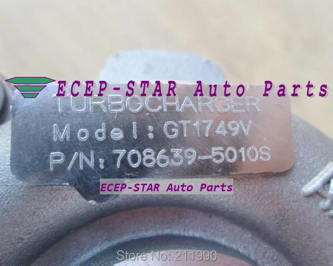 GT1749V 708639 708639-5010S 7701474960 Turbocharger For Renault Espace Laguna Megane DCi VOLVO S40 V40 F9Q D4192T3 1.9L 115HP with Gaskets (2)
