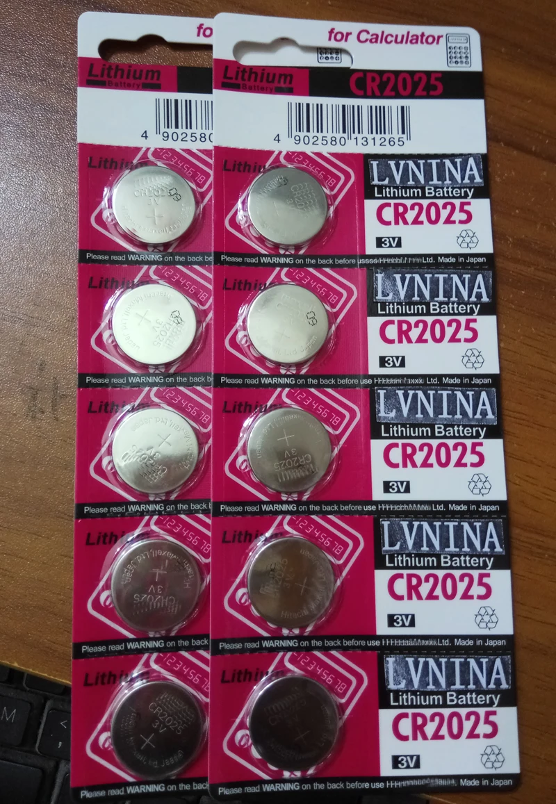 

10X Promotions japan battery for maxel CR2025 CR 2025 3v Lithium Battery 100% brand new make in japan