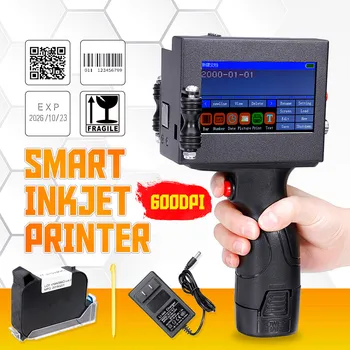 

LED Display Screen Touch-Screen Handheld Printer Intelligent USB QR Code Inkjet Label Printer Coding Machine New Arrival 2019