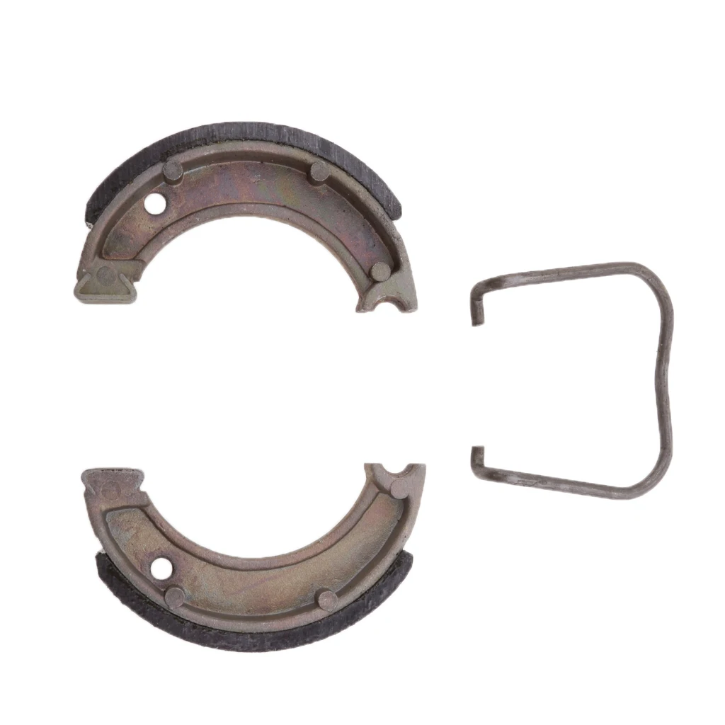 1 Pcs Motorcycle Front Rear Wheel Brake Pad Shoe Kit For Yamaha PW 50 Y-Zinger 1981-2009 Etc Maximum Braking Performance 