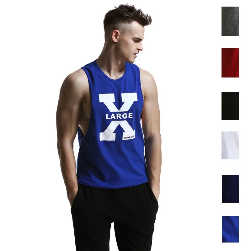 

SEOBEAN MEN'S SUMMER FASHION SHIRT COTTON TANK TOP FITNESS SLEEVELESS SHIRT