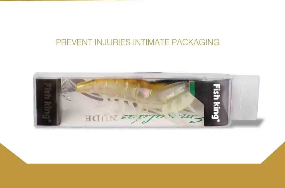 Description Picture 5 of itemFTK 15g 20g Luminous Squid Jig Sea Fishing Lure Wood Shrimp 3D Eyes Squid Hook Hard Artificial Baits Soft Feet Fishing