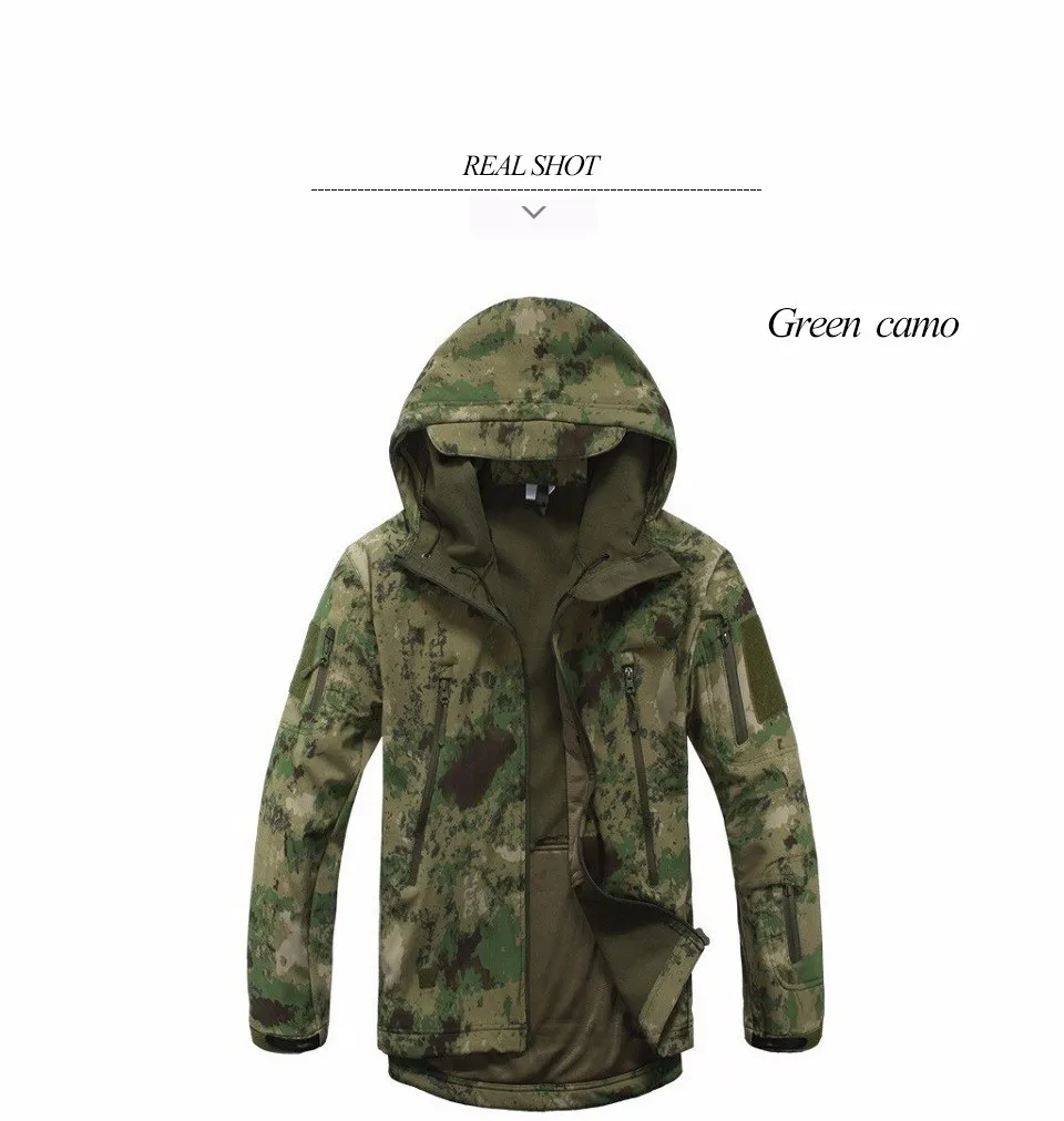 TAD скрытень Акула кожа Softshell V4 Военная тактическая куртка мужская водонепроницаемая ветрозащитная куртка камуфляж Militar Камуфляж Армейская одежда