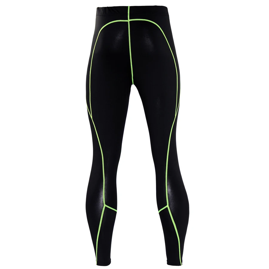 Новинка, мужские компрессионные брюки для бодибилдинга, бегунов, фитнеса, быстросохнущие обтягивающие леггинсы, мужские однотонные колготки - Цвет: Армейский зеленый