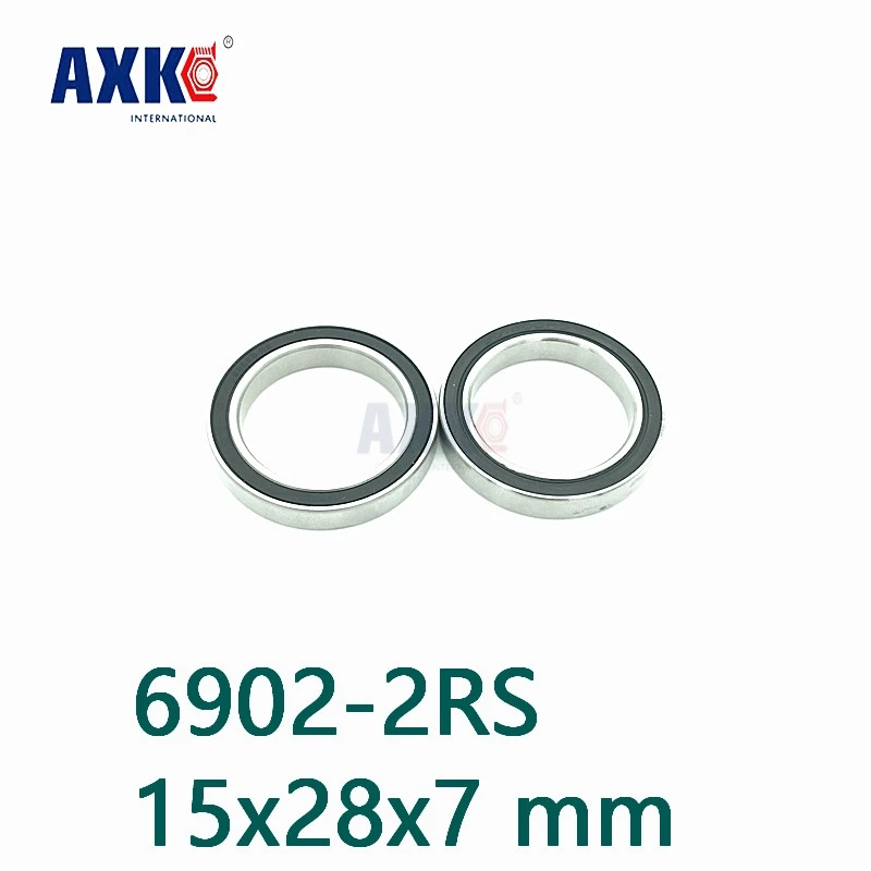 Подшипники Axk 6902 2rs 10 шт. 15x28x7 мм метрические тонкие шарикоподшипники 61902 Rs|rs|rs bearings