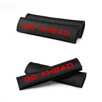 

Car Seat Belt Cover For Safety Belt Reflective Safety Seatbelt Shoulder Pad Go Ahead Seat Belt Plug For Car Accessories 2Pcs