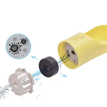 

New Multi-color Plastic Pet Water Cup Dog Cat Accompanying Cups Outdoor Portable Travel Pets Drinker