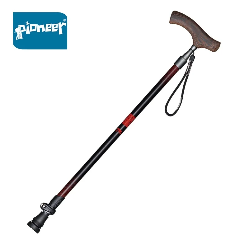 online Pioneer 1 Pcs Alumínio Quick Lock Ultraleve Anti Slip Bengala Cane para Idosos