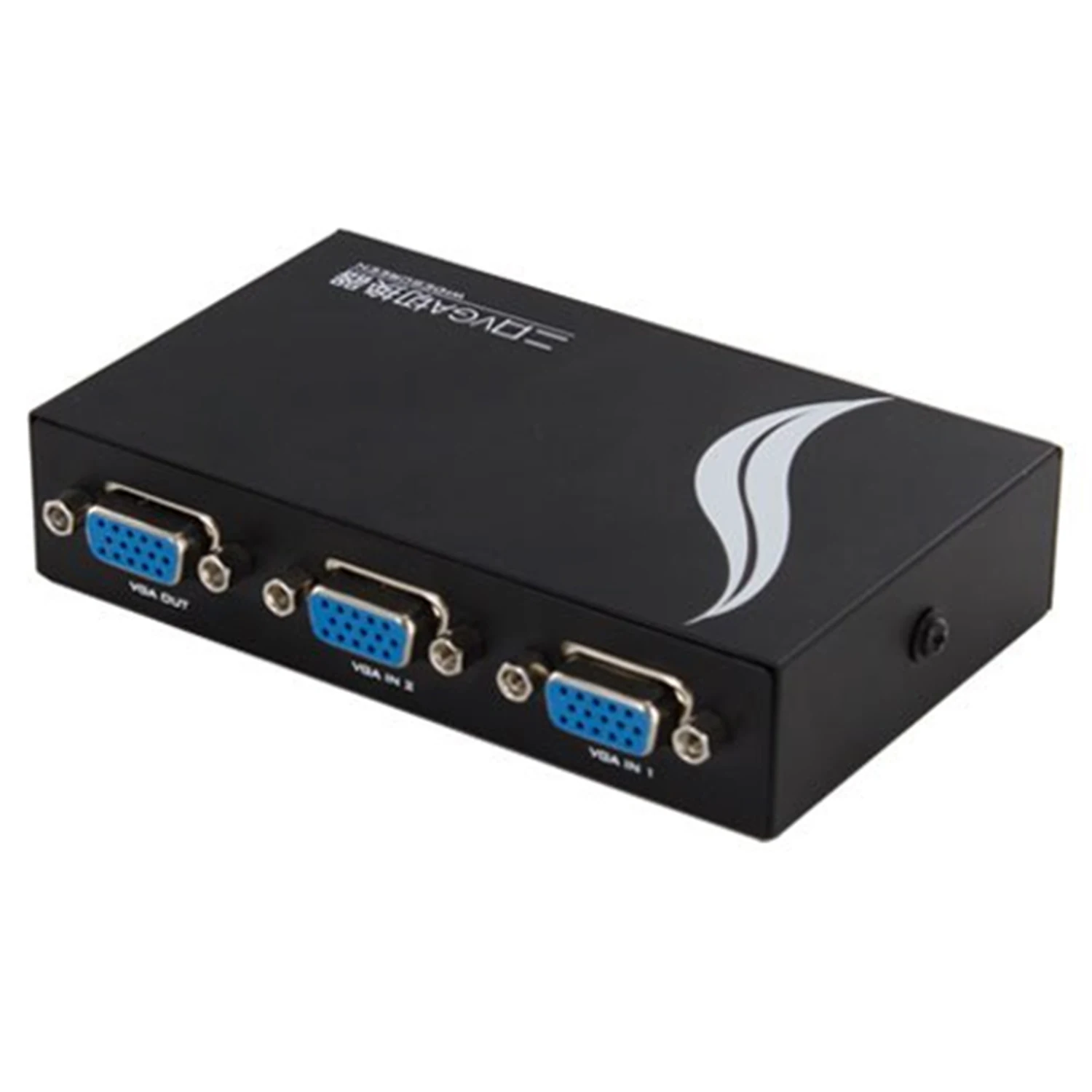 Besegad 2 порта сплиттер входа 1 выход 15 Pin Женский VGA аудио переключатель для ПК
