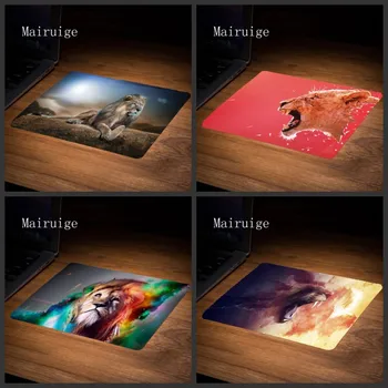

Mairuige Small Size animal lion Series Gaming Mousepad Beest Ruubber Anti Slip Computer Gaaming Mousepad Size 22x18CM Diy
