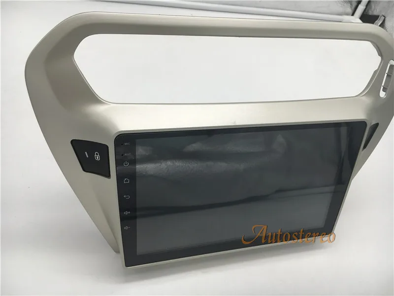 Perfect ZWNAV Android 8.0 Car GPS Navigation DVD Player For PEUGEOT 301 Citroen Elysee 2014 2015 2016 2017 Multimedia Radio 9 Inch 11