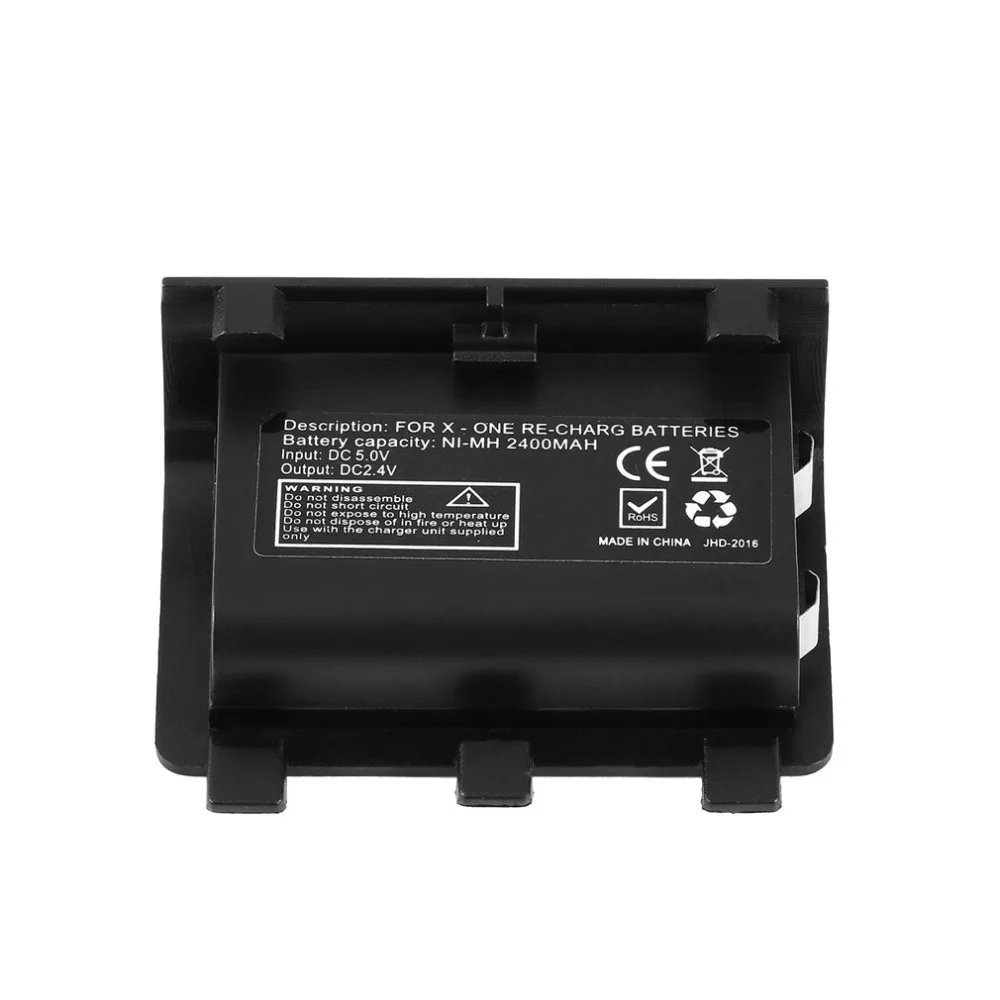 2 упаковки x коробка один перезаряжаемый аккумулятор с USB кабелем 2400mAh Ni-MH bateria для Xbox one контроллер заряжаемый комплект аккумуляторов